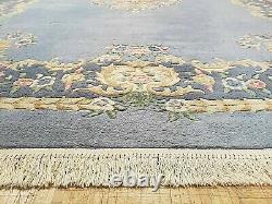 10x14 INDO CHINESE RUG VINTAGE AUBUSSON AUTHENTIC 100% WOOL ORIENTAL RUG FINE
