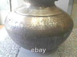 125 Years Old Antique Vintage Brass Cooking Handi Pot Tope Degchi 45 x 40 cms