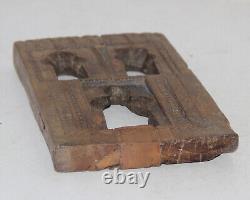1850's Antique Hand Carved Wooden Engraved Wall Hanging Frame 10067