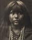 1900/72 Edward Curtis Vintage Native American Indian Girl Mohave Tribe Photo Art