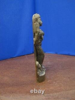 1900's Antique Old Rare Hand Carved Stone Collectible Religious Vintage Idol 16