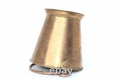 1900s Vintage Indian Antique Hand Crafted Brass Water Bucket Collectible PA39