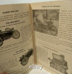 1921 Motorcycle Supplies Vtg Catalog Harley Davidson Indian Excelsior Antique