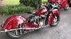 1946 Indian Chief Start Up After Complete Restoration