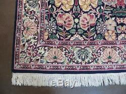 5' X 7' Vintage Hand Made William Morris Arts & Crafts Wool Rug Carpet Nice