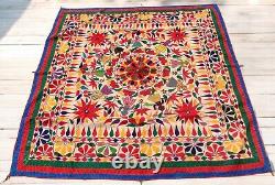 67 x 65 Tribal Ethnic Wall Hanging Old Vintage Bohemian Indian Throw Tapestry