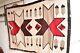 Antique Navajo Rug Native American Indian Weaving Vtg 63x46 Lg Pictorial Stars