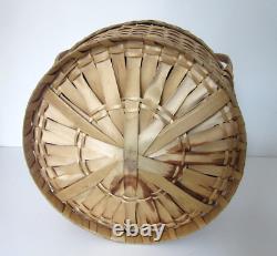 ANTIQUE VINTAGE FOLK ART Native American Indian CAKE FOOD DECORATIVE BASKET