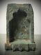 Antique Vintage Indian Niche Green Quartzite. Wall Mounted Oil /ghee Lamp 19th C