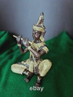 Antique Hindu Mythical Krishna Kanna Figurine Bronze Brass Metal Intricate Work