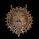 Antique Indian Ethnic Brass Face Mask God Shiva Yali Kirti Mukha Collectible #
