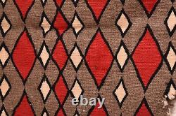 Antique Navajo Rug Native American Indian Vintage Eye Dazzler Weaving 41x28