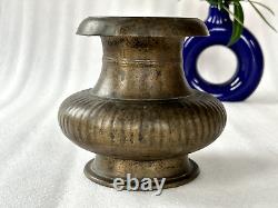 Antique Old Islamic Mughal Period Brass Ritual Holy water Pot Rich Patina Lota