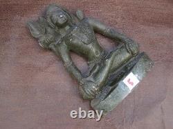 Antique Old Rare Hand Carved Stone Collectible Religious Hindu God Shiva Vintage