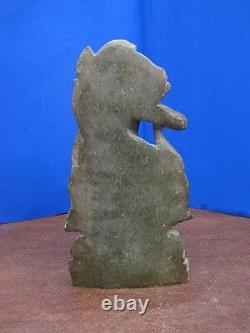 Antique Old Rare Hand Carved Stone Collectible Religious Vintage Statue INDIAN