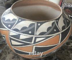Antique Vintage Acoma Pottery Native American Indian Pot Olla