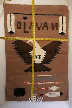 Antique Vintage American Indian Navajo Rugs Germantown Pictorial Dazzler's