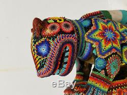 Antique Vintage Beaded Guatemalan South American Native American Indian Bear