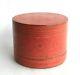 Antique Vintage Burmese Red Lacquer Box Container Oriental Collectible Bs-22