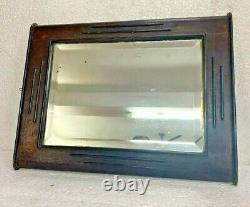 Antique Vintage Decoprative Wooden Wall Mirror & Display Bathroom Show-case