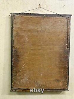 Antique Vintage Decoprative Wooden Wall Mirror & Display Bathroom Show-case