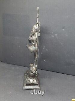 Antique/Vintage Four-Armed Hindu God Shiva Nataraja Lord of the Dance Bronze