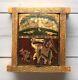 Antique Vintage Indian Hindi Handmade Wood Wooden Window Sculpture 19.5 X 19.5