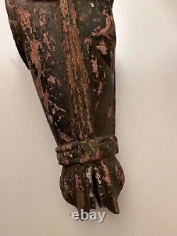 Antique Vintage Indian Marwari Wooden Horse Head