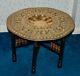 Antique Vintage Morrocan Arabic Islamic/middle Eastern Brass Top Folding Table