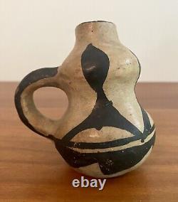 Antique Vintage Native American Indian Art Pottery Acoma Pueblo Polychrome Pot