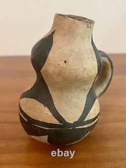 Antique Vintage Native American Indian Art Pottery Acoma Pueblo Polychrome Pot