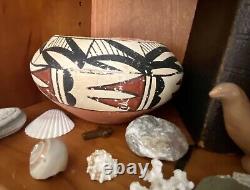 Antique Vintage Native American Indian Art Pottery Hopi Pueblo Polychrome Pot