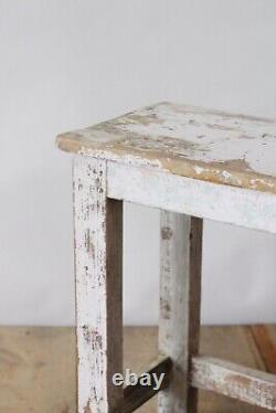 Antique Vintage Rustic Indian Timber Bench