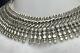 Antique Vintage Silver Articulated Anklet / Choker Collar Indian Necklace 177 G