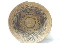 Antique / Vintage So. California Cahuilla Mission Indian Basket Tray / Bowl