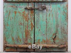 Antique Vintage Worn Paint Indian Wooden Door MILL-556 (7 AVAILABLE)