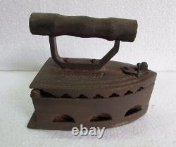 Antique Vintage old Cast Iron Coal Ironing Clothes Press collectible