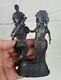 Antique Or Vintage Indian Cast Bronze Lost Wax Figures, Dark Colour Patination