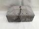 Antique Vintage 250years Old No Joints Single Wood Wooden Trinket Carving Box