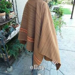 Antique/vintage Aymara Indian hand woven wool Poncho mid 19th century
