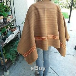 Antique/vintage Aymara Indian hand woven wool Poncho mid 19th century