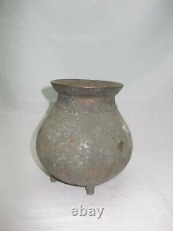 Antique vintage brass / bronze cup chombu lotta water container c1