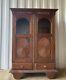 Attractive Vintage Carved Indian Chakra Cabinet In Solid Tropical Hard Wood