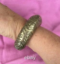 Bangle Bracelet Kara Antique Silver Tribal Vintage Jewellery Indian Rajasthan