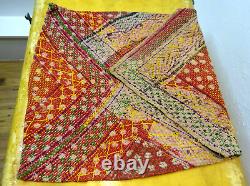 Banjara Embroidery Dowry Bag Large Vintage india ^
