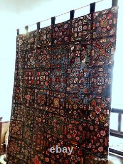 Banjara Kutch Embroidery Throw Wall Hanging Exquisite Embroidery Vintage