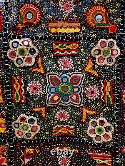 Banjara Kutch Embroidery Throw Wall Hanging Exquisite Embroidery Vintage