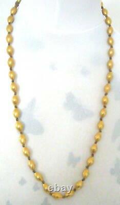 Beautiful Antique / Vintage 22ct Gold Indian Bead Jairpur Necklace