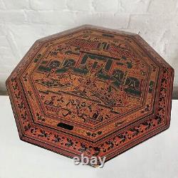 Burmese Octagonal Folding Table