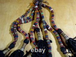 Camel Trappings Tassels Afghanistan Uzbekistan Metallic Natural Dyes Vintage #